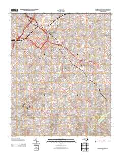 Charlotte East 2013 topographic map thumbnail