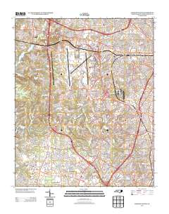 Charlotte West 2013 topographic map thumbnail