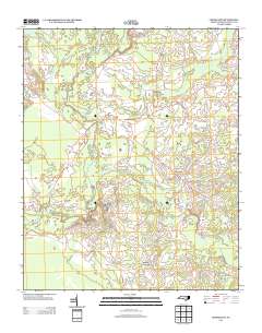 Chinquapin 2013 topographic map thumbnail
