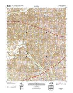 Clemmons 2013 topographic map thumbnail