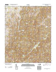 Cliffield Mountain 2013 topographic map thumbnail