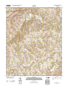 Cool Springs 2013 topographic map thumbnail