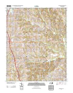 Cornelius 2013 topographic map thumbnail