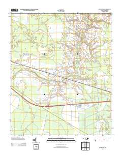 Cove City 2013 topographic map thumbnail