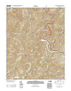 Cove Creek Gap 2013 topographic map thumbnail