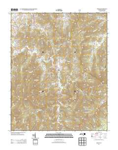 Cruso 2013 topographic map thumbnail