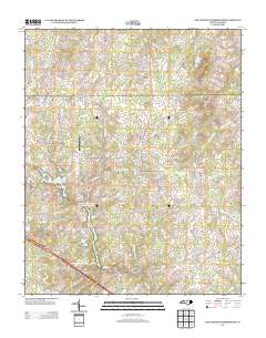 Crutchfield Crossroads 2013 topographic map thumbnail
