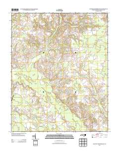 Dawson Crossroads 2013 topographic map thumbnail