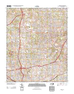 Derita 2013 topographic map thumbnail