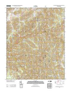 Dunsmore Mountain 2013 topographic map thumbnail