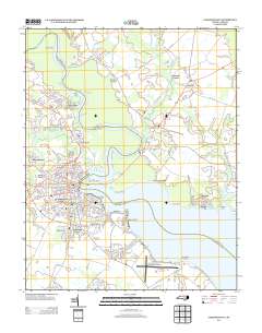 Elizabeth City 2013 topographic map thumbnail