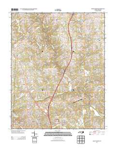 Elkin North 2013 topographic map thumbnail