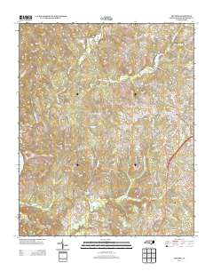 Ellerbe 2013 topographic map thumbnail