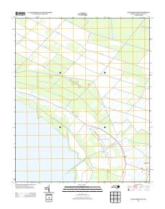 Engelhard West 2013 topographic map thumbnail