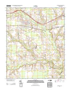 Farmville 2013 topographic map thumbnail