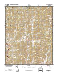Fines Creek 2013 topographic map thumbnail