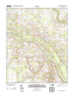 Fort Barnwell 2013 topographic map thumbnail