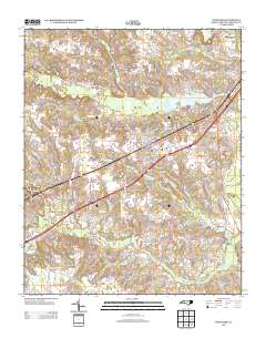 Four Oaks 2013 topographic map thumbnail