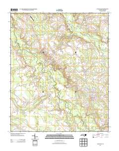 Garland 2013 topographic map thumbnail