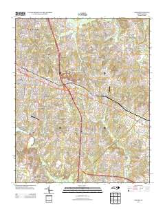 Garner 2013 topographic map thumbnail