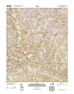 Gastonia South 2013 topographic map thumbnail