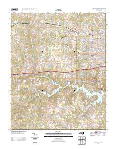 Gibsonville 2013 topographic map thumbnail