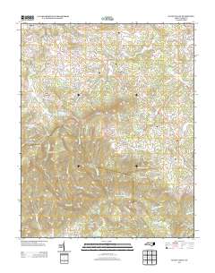 Glade Valley 2013 topographic map thumbnail