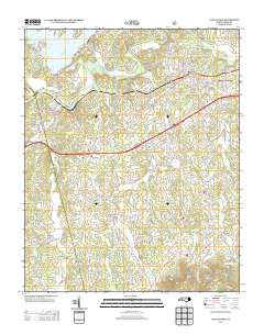 Glen Alpine 2013 topographic map thumbnail
