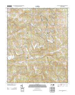 Glendale Springs 2013 topographic map thumbnail