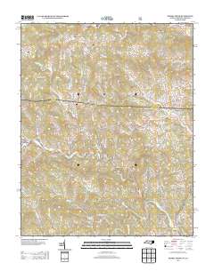 Grassy Creek 2013 topographic map thumbnail