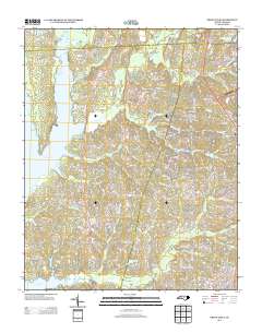 Green Level 2013 topographic map thumbnail