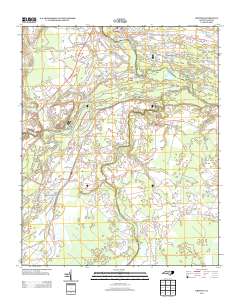 Grifton 2013 topographic map thumbnail