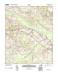 Grimesland 2013 topographic map thumbnail