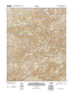 Hanging Rock 2013 topographic map thumbnail