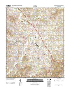 Hendersonville 2013 topographic map thumbnail