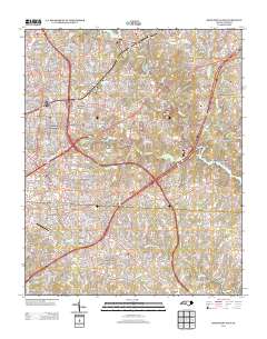 High Point East 2013 topographic map thumbnail