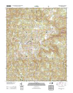 Highlands 2013 topographic map thumbnail