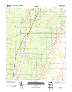 Hoke 2013 topographic map thumbnail