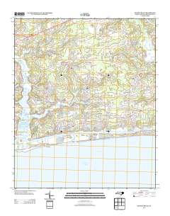 Holden Beach 2013 topographic map thumbnail