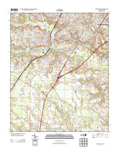 Hope Mills 2013 topographic map thumbnail
