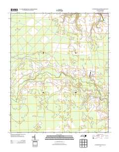 Jacksonville NE 2013 topographic map thumbnail
