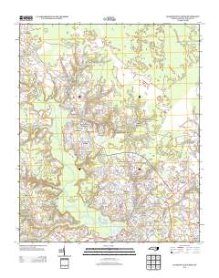 Jacksonville North 2013 topographic map thumbnail