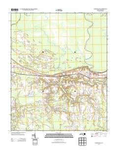 Jamesville 2013 topographic map thumbnail