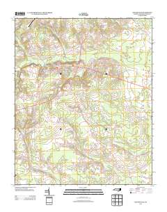 Kenansville 2013 topographic map thumbnail