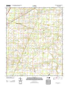 Kenly East 2013 topographic map thumbnail