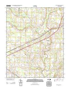 Kenly West 2013 topographic map thumbnail