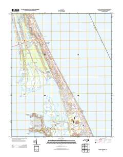 Kitty Hawk 2013 topographic map thumbnail