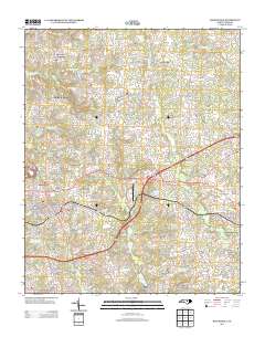 Knightdale 2013 topographic map thumbnail