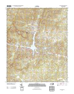 Lake Lure 2013 topographic map thumbnail