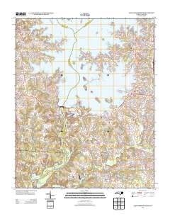 Lake Norman South 2013 topographic map thumbnail